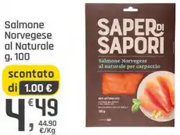 Supermercati Dok Salmone Norvegese al Naturale offerta