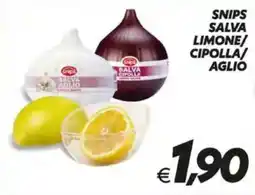 Iper Super Conveniente Snips salva limone/ cipolla aglio offerta
