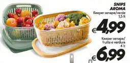 Iper Super Conveniente Snips aroma keeper senape/verde offerta