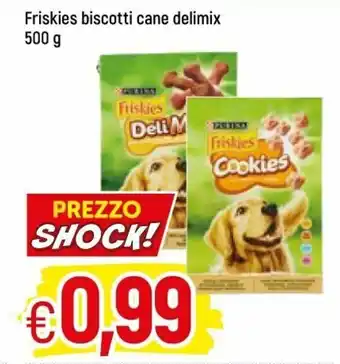 Famila Friskies biscotti cane delimix 500g offerta
