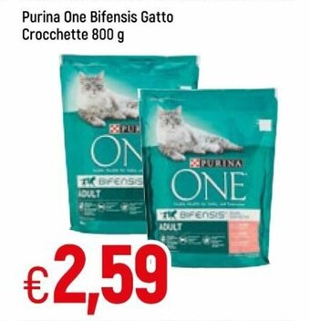 Famila Purina One Bifensis Gatto Crocchette 800g offerta