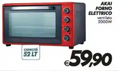Iper Super Conveniente Ακαι forno elettrico ventilato 2000W offerta