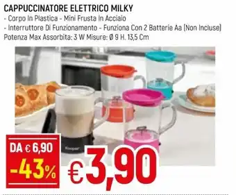 Cappuccinatore Elettrico Milky