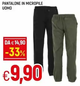 Famila Pantalone in Micropile Uomo offerta