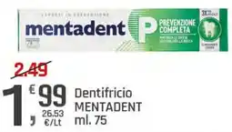 Supermercati Dok Dentifricio MENTADENT offerta