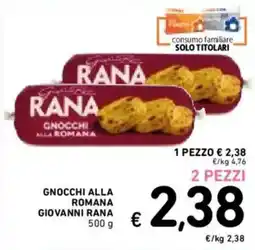 Spazio Conad Gnocchi alla romana GIOVANNI RANA offerta