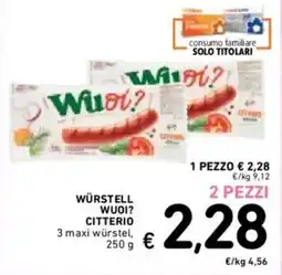 Spazio Conad Würstell wuoi? citterio 3 maxi würstel offerta