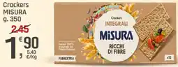 Supermercati Dok Crackers MISURA offerta