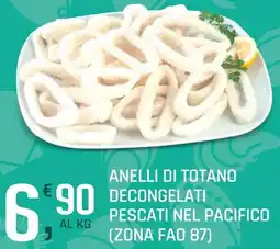 Supermercati Dok Anelli di totano decongelati pescati nel pacifico (zona fao 87) offerta