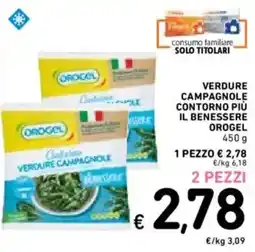 Spazio Conad Verdure campagnole contorno più il benessere OROGEL offerta