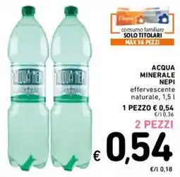 Spazio Conad Acqua minerale nepi effervescente naturale offerta