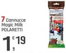 Supermercati Dok 7 Cannucce Magic Milk POLARETTI offerta