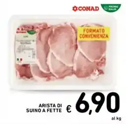 Spazio Conad Conad arista di suino a fette offerta