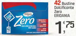 Supermercati Dok 42 Bustine Dolcificante Zero ERIDANIA offerta