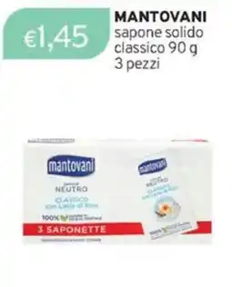 Sirene Blu MANTOVANI sapone solido classico offerta