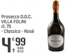 Supermercati Dok Prosecco D.O.C. VILLA FOLINI offerta