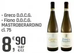 Supermercati Dok Greco D.O.C.G. Fiano D.O.C.G. MASTROBERARDINO offerta