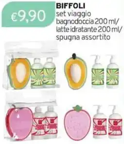 Sirene Blu BIFFOLI bagnodoccia/ latte idratante/ spugna offerta