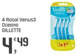 Supermercati Dok 4 Rasoi Venus3 Oceana GILLETTE offerta