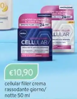 Sirene Blu NIVEA cellular filler crema rassodante giorno/ notte offerta