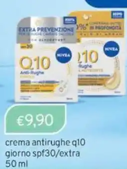 Sirene Blu NIVEA crema antirughe q10 giorno spf30/extra offerta