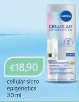 Sirene Blu NIVEA cellular siero epigenetics offerta