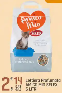 Supermercati Dok Lettiera profumata AMICO MIO SELEX offerta