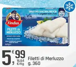Supermercati Dok Filetti di Merluzzo Findus offerta