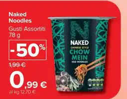 Carrefour Naked Noodles offerta