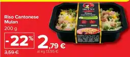 Carrefour RISO CANTONESE MULAN offerta