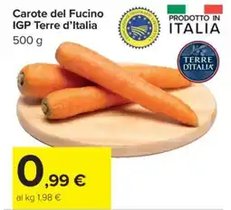 Carrefour Carote del Fucino IGP Terre d’Italia offerta