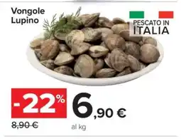 Carrefour Vongole Lupino offerta