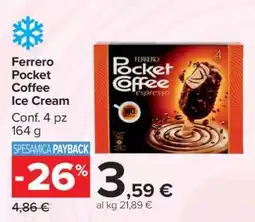 Carrefour Ferrero Pocket Coffee Ice Cream offerta