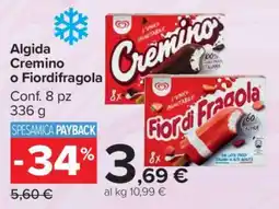 Carrefour Algida Cremino o Fiordifragola offerta