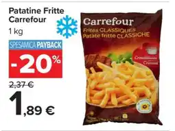 Carrefour Patatine Fritte Carrefour offerta