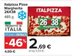 Carrefour Italpizza Pizza Margherita 26x38 offerta