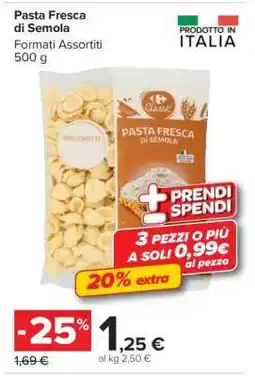 Carrefour Pasta Fresca di Semola offerta