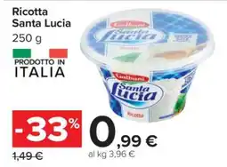 Carrefour Ricotta Santa Lucia offerta