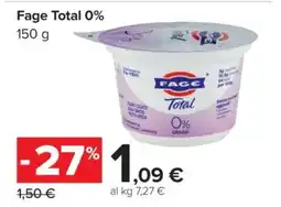 Carrefour Fage Total 0% offerta