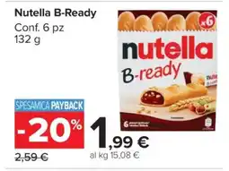 Carrefour Nutella B-Ready offerta