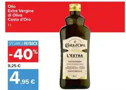 Carrefour Olio Extra Vergine di Oliva Costa d'Oro offerta