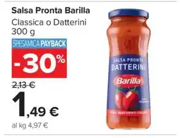 Carrefour Salsa Pronta Barilla offerta