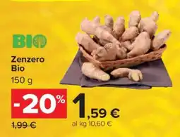 Carrefour Zenzero Bio offerta