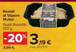 Carrefour Ravioli al Vapore Mulan offerta