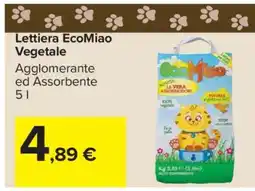 Carrefour Lettiera EcoMiao Vegetale offerta
