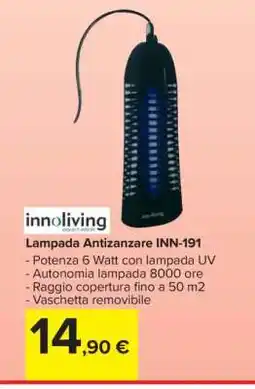 Carrefour Lampada Antizanzare INN-191 offerta