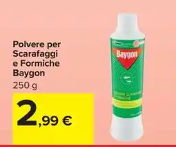 Carrefour Polvere per Scarafaggi e Formiche Baygon offerta