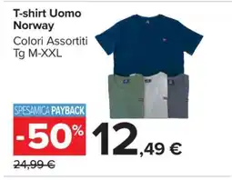 Carrefour T-shirt Uomo Norway offerta