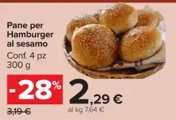 Carrefour Pane per Hamburger al sesamo offerta