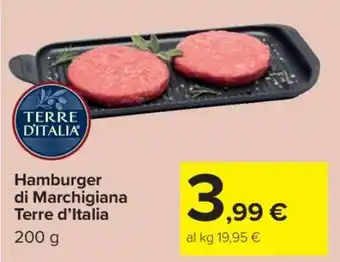 Carrefour Hamburger di Marchigiana Terre d’Italia offerta